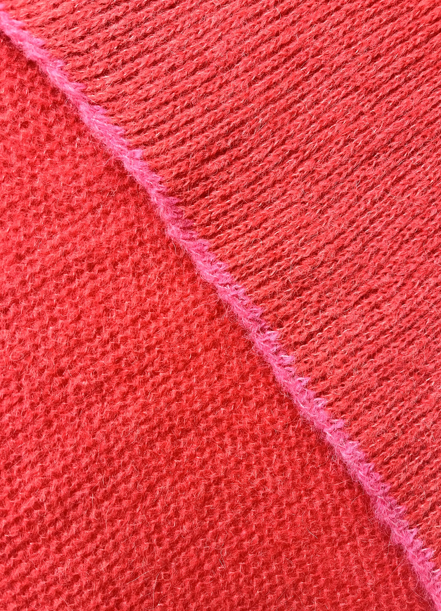 Koralle Alpaka Schal Damen - handgefertigt aus Alpaka & Seide - warm & weich