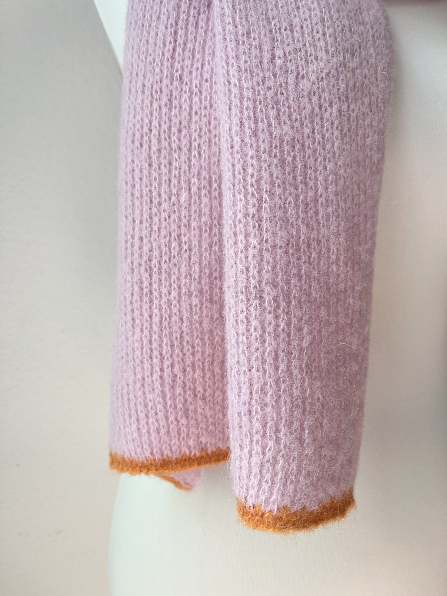 Rosa Alpaka Schal Damen – handgefertigt aus Alpaka & Seide, weich & warm