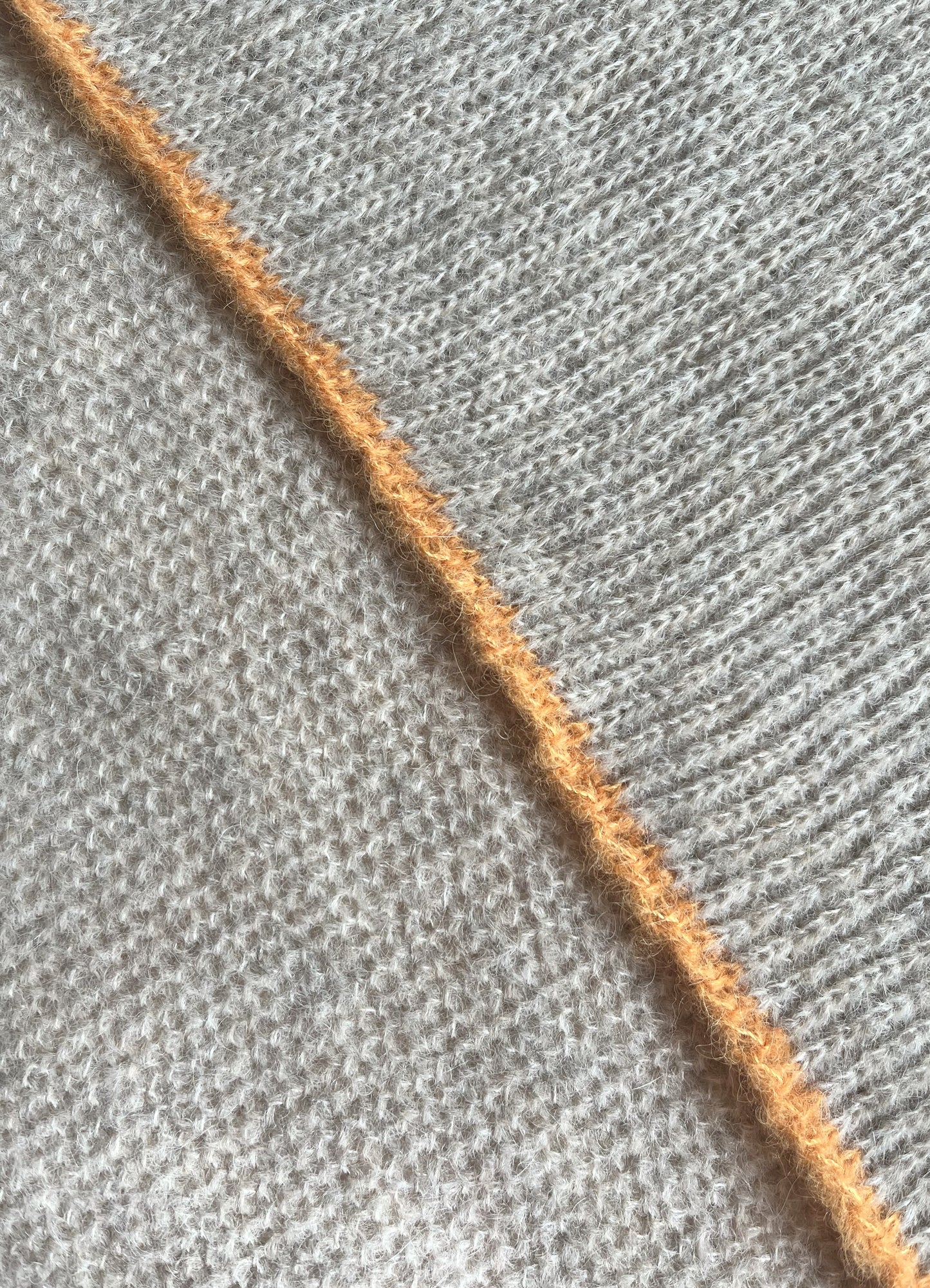 Beige Alpaka Schal Damen - handgefertigt aus Alpakawolle & Seide - weich & warm